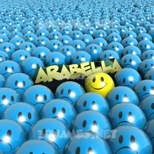 arabella in Special Smileys style - 3D name wallpaper