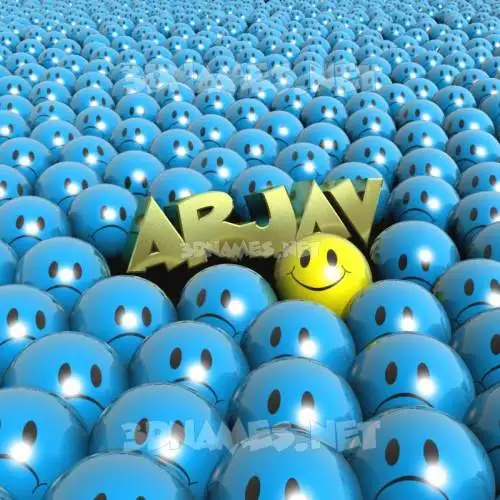 arjav in Special Smileys style - 3D name wallpaper