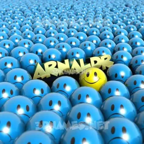 arnaldr in Special Smileys style - 3D name wallpaper
