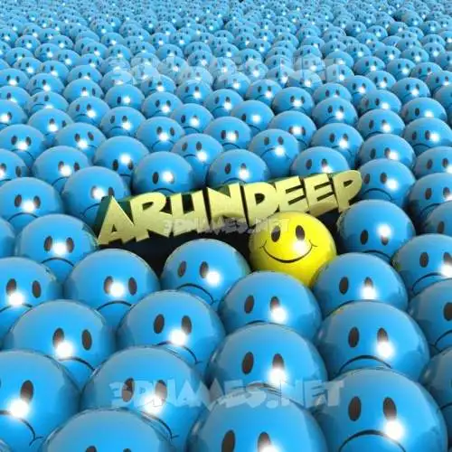 arundeep in Special Smileys style - 3D name wallpaper