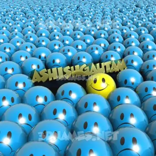 ashishgautam in Special Smileys style - 3D name wallpaper