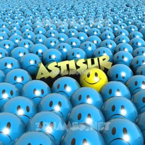 astisur in Special Smileys style - 3D name wallpaper