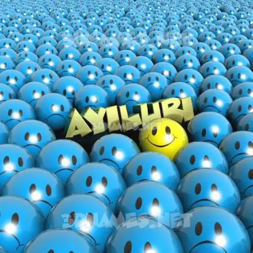 ayiluri in Special Smileys style - 3D name wallpaper