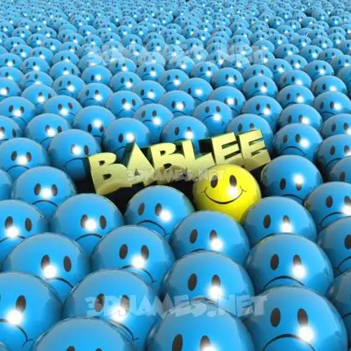 bablee in Special Smileys style - 3D name wallpaper bablee in Special Smileys style - 3D name wallpaper