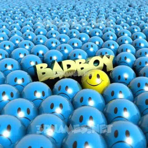 badboy in Special Smileys style - 3D name wallpaper badboy in Special Smileys style - 3D name wallpaper