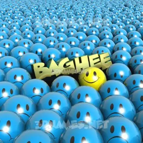 baghee in Special Smileys style - 3D name wallpaper baghee in Special Smileys style - 3D name wallpaper