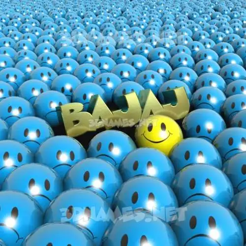 bajaj in Special Smileys style - 3D name wallpaper bajaj in Special Smileys style - 3D name wallpaper