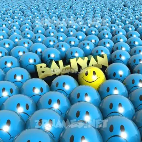 baliyan in Special Smileys style - 3D name wallpaper baliyan in Special Smileys style - 3D name wallpaper