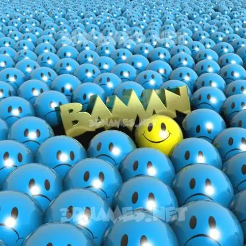 baman in Special Smileys style - 3D name wallpaper baman in Special Smileys style - 3D name wallpaper