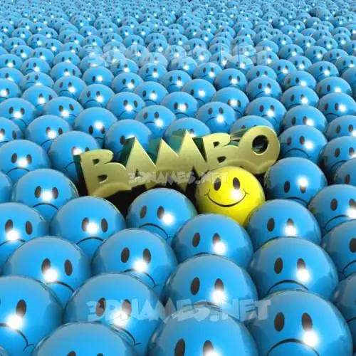 bambo in Special Smileys style - 3D name wallpaper bambo in Special Smileys style - 3D name wallpaper