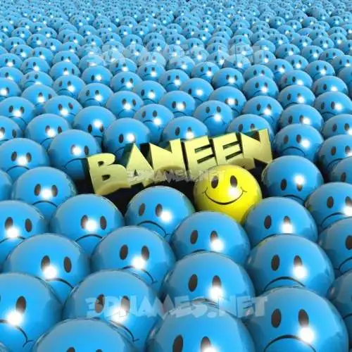 baneen in Special Smileys style - 3D name wallpaper baneen in Special Smileys style - 3D name wallpaper