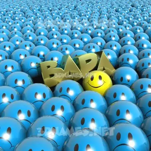 bapa in Special Smileys style - 3D name wallpaper