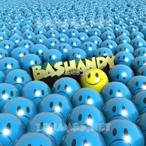 bashandy in Special Smileys style - 3D name wallpaper