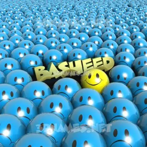 basheed in Special Smileys style - 3D name wallpaper basheed in Special Smileys style - 3D name wallpaper