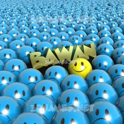 bawan in Special Smileys style - 3D name wallpaper bawan in Special Smileys style - 3D name wallpaper