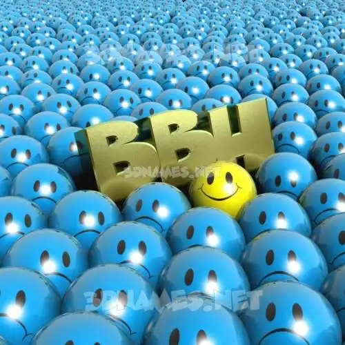 bbh in Special Smileys style - 3D name wallpaper