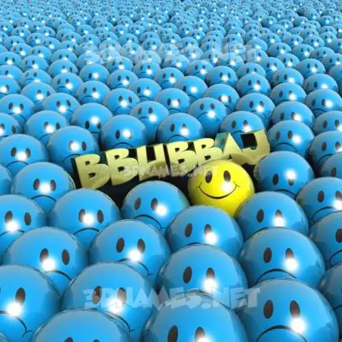 bbubbaj in Special Smileys style - 3D name wallpaper