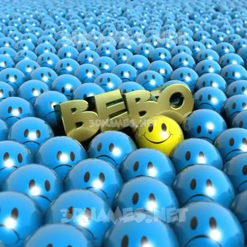 bebo in Special Smileys style - 3D name wallpaper