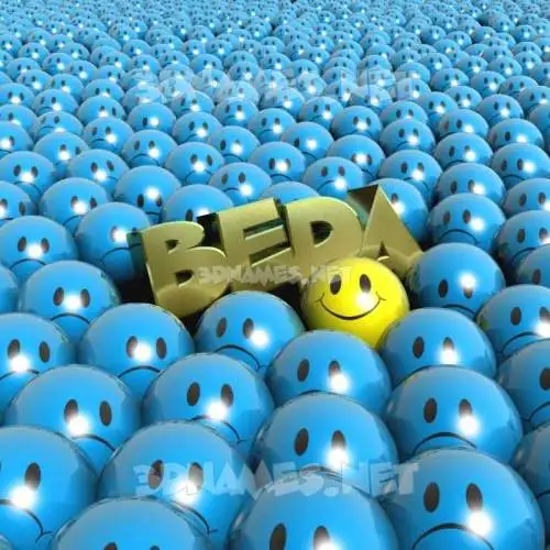 beda in Special Smileys style - 3D name wallpaper