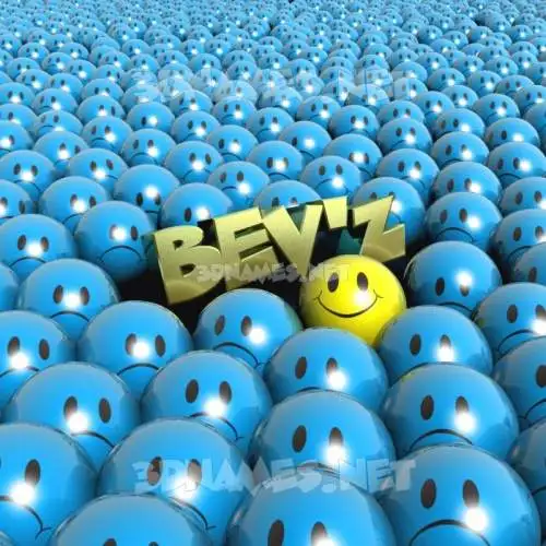 bev'z in Special Smileys style - 3D name wallpaper bev'z in Special Smileys style - 3D name wallpaper