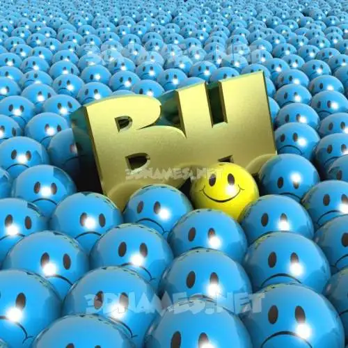 bh in Special Smileys style - 3D name wallpaper