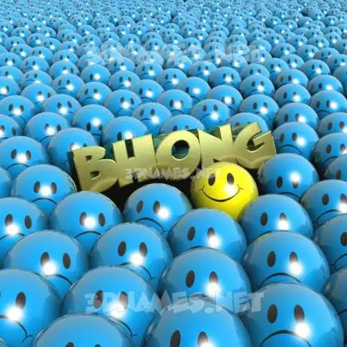 bhong in Special Smileys style - 3D name wallpaper