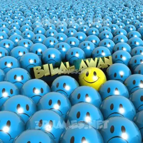 bilal awan in Special Smileys style - 3D name wallpaper bilal awan in Special Smileys style - 3D name wallpaper