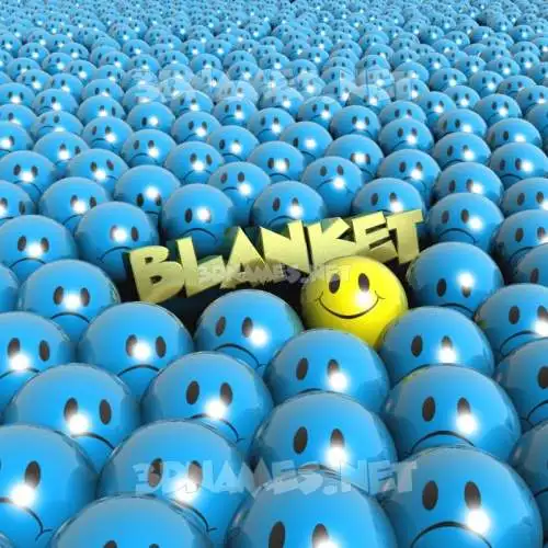 blanket in Special Smileys style - 3D name wallpaper