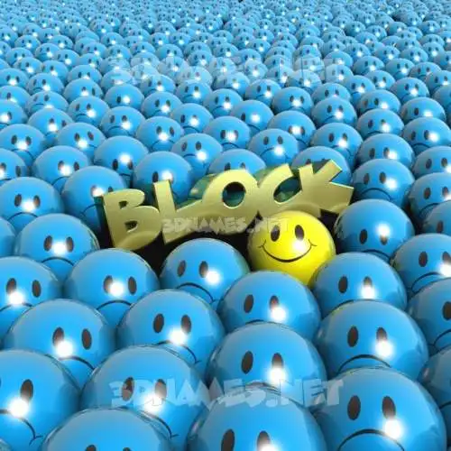 block in Special Smileys style - 3D name wallpaper block in Special Smileys style - 3D name wallpaper