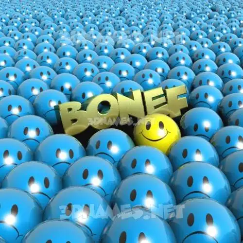 bonef in Special Smileys style - 3D name wallpaper bonef in Special Smileys style - 3D name wallpaper