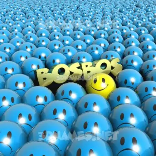 bosbos in Special Smileys style - 3D name wallpaper bosbos in Special Smileys style - 3D name wallpaper