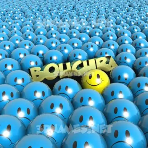bouchra in Special Smileys style - 3D name wallpaper