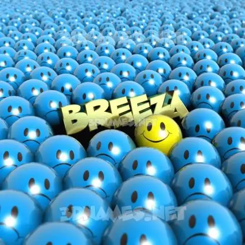 breeza in Special Smileys style - 3D name wallpaper breeza in Special Smileys style - 3D name wallpaper