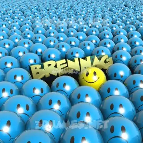 brennag in Special Smileys style - 3D name wallpaper brennag in Special Smileys style - 3D name wallpaper