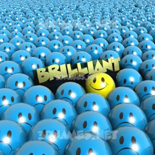 brilliant in Special Smileys style - 3D name wallpaper brilliant in Special Smileys style - 3D name wallpaper