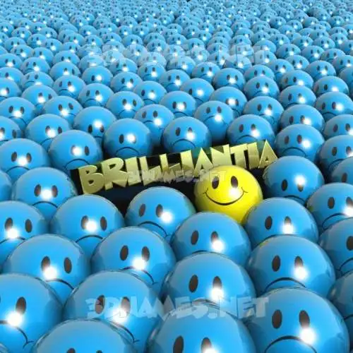 brilliantia in Special Smileys style - 3D name wallpaper brilliantia in Special Smileys style - 3D name wallpaper