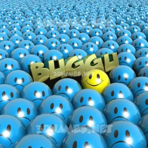 buggu in Special Smileys style - 3D name wallpaper buggu in Special Smileys style - 3D name wallpaper
