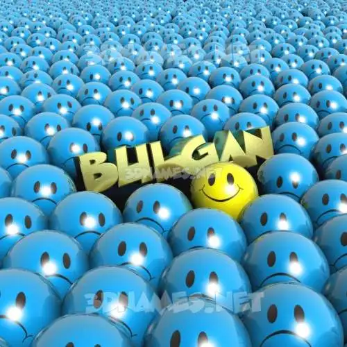 bulgan in Special Smileys style - 3D name wallpaper