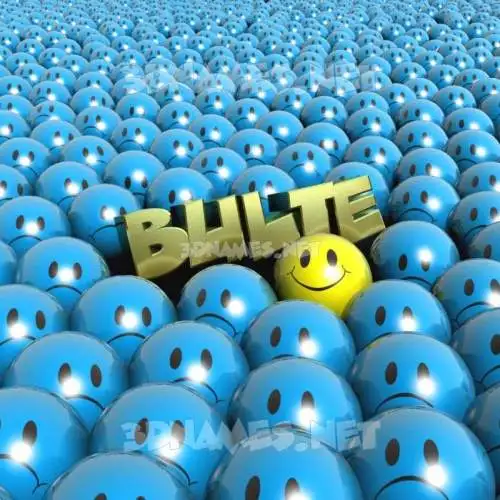bulte in Special Smileys style - 3D name wallpaper bulte in Special Smileys style - 3D name wallpaper