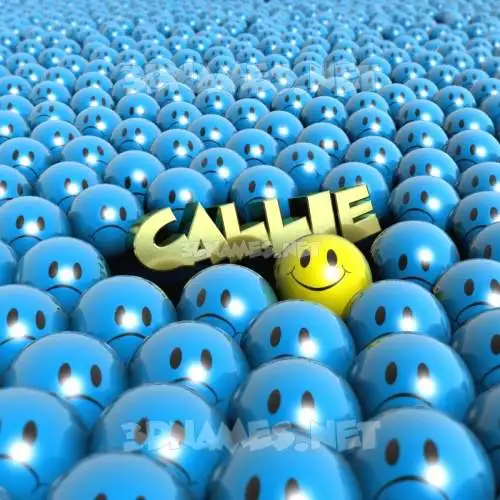 callie in Special Smileys style - 3D name wallpaper callie in Special Smileys style - 3D name wallpaper