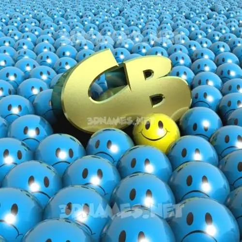 cb in Special Smileys style - 3D name wallpaper cb in Special Smileys style - 3D name wallpaper