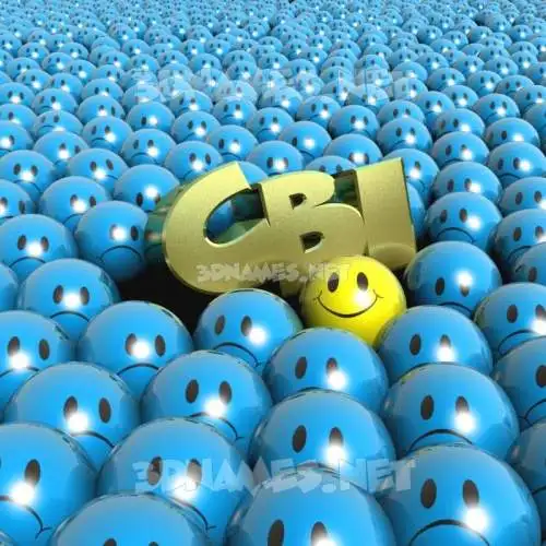 cbi in Special Smileys style - 3D name wallpaper