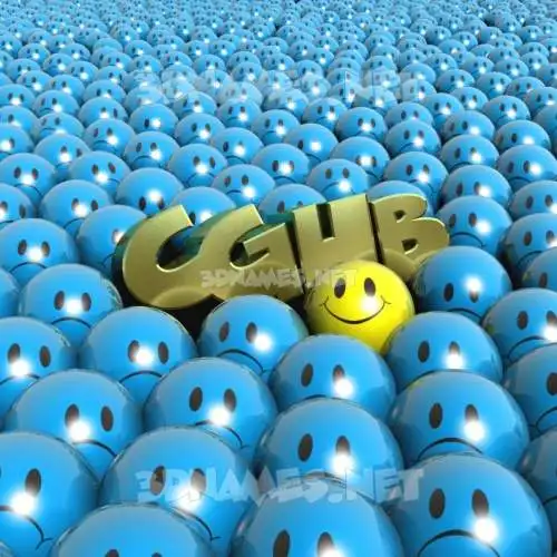 cghb in Special Smileys style - 3D name wallpaper