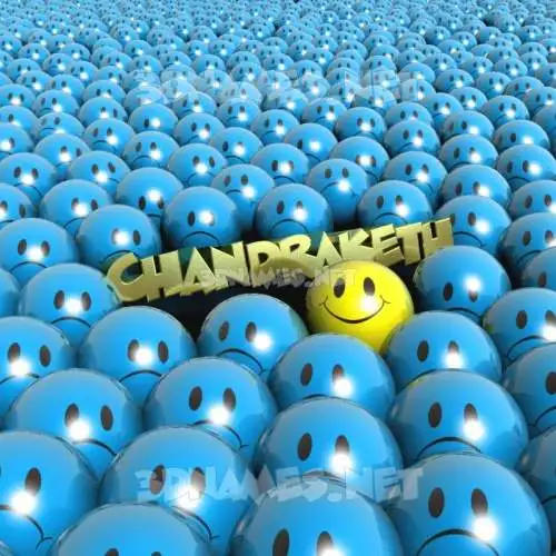 chandraketh in Special Smileys style - 3D name wallpaper