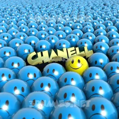 chanell in Special Smileys style - 3D name wallpaper chanell in Special Smileys style - 3D name wallpaper