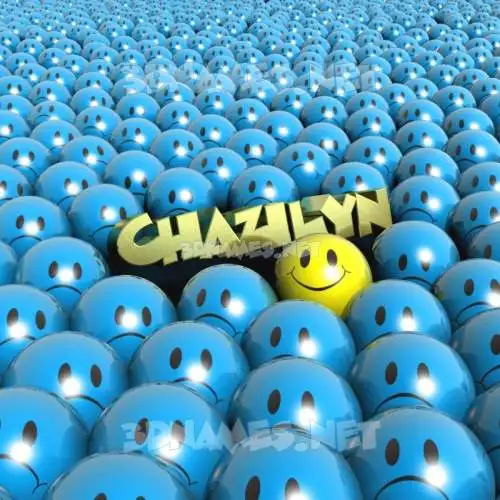 chazilyn in Special Smileys style - 3D name wallpaper chazilyn in Special Smileys style - 3D name wallpaper