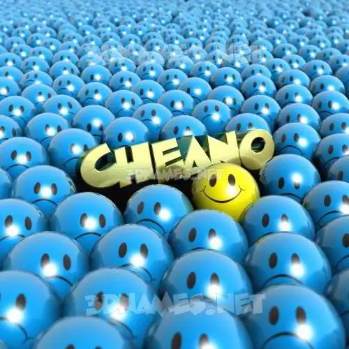 cheano in Special Smileys style - 3D name wallpaper