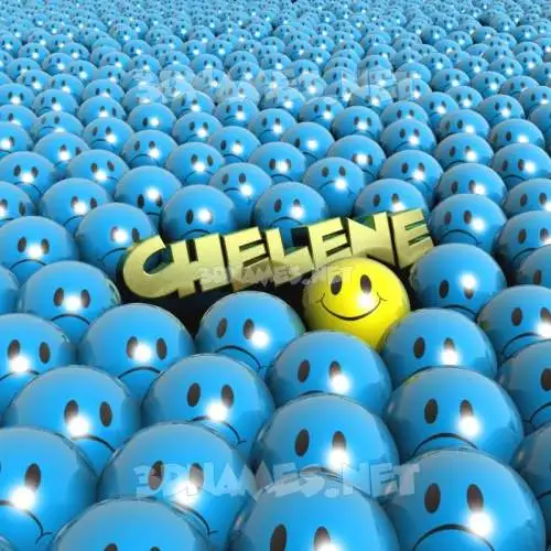 chelene in Special Smileys style - 3D name wallpaper chelene in Special Smileys style - 3D name wallpaper