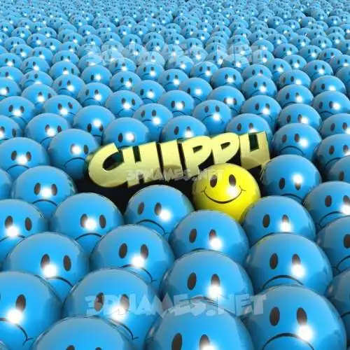 chippu in Special Smileys style - 3D name wallpaper
