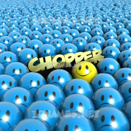 chopper in Special Smileys style - 3D name wallpaper chopper in Special Smileys style - 3D name wallpaper